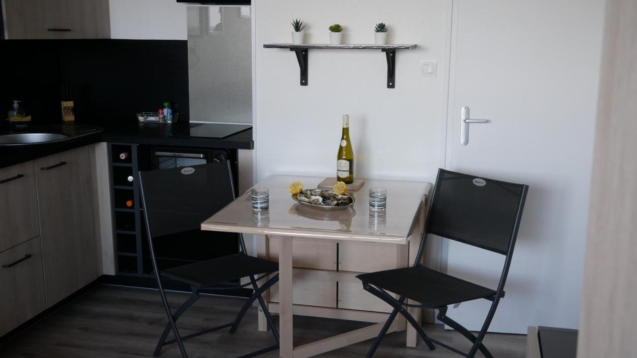 Vue Superbe Sur L'Ocean, Studio Et Stationnement 생장드몽 외부 사진